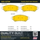 Purchase Top-Quality QUALITY-BUILT - 1001-1075M - Front Disc Brake Pad Set pa2
