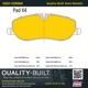 Purchase Top-Quality QUALITY-BUILT - 1001-1098M - Front Disc Brake Pad Set pa4