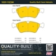 Purchase Top-Quality QUALITY-BUILT - 1001-1123M - Front Disc Brake Pad Set pa2