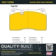 Purchase Top-Quality QUALITY-BUILT - 1001-1129M - Rear Disc Brake Pad Set pa4