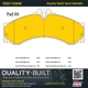 Purchase Top-Quality QUALITY-BUILT - 1001-1136M - Front Disc Brake Pad Set pa3