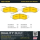 Purchase Top-Quality QUALITY-BUILT - 1001-1183M - Front Disc Brake Pad Set pa2