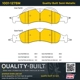 Purchase Top-Quality QUALITY-BUILT - 1001-1278M - Front Disc Brake Pad Set pa4