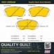 Purchase Top-Quality Front Semi Metallic Pads by QUALITY-BUILT - 1001-1295AM pa1