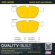 Purchase Top-Quality QUALITY-BUILT - 1001-1412M - Front Disc Brake Pad Set pa5