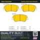 Purchase Top-Quality QUALITY-BUILT - 1001-1543AM - Front Disc Brake Pad Set pa6