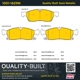 Purchase Top-Quality QUALITY-BUILT - 1001-1629M - Front Disc Brake Pad Set pa1