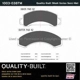 Purchase Top-Quality Front Semi Metallic Pads by QUALITY-BUILT - 1003-0387M pa1
