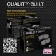 Purchase Top-Quality Front Semi Metallic Pads by QUALITY-BUILT - 1003-0502M pa2