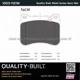 Purchase Top-Quality Front Semi Metallic Pads by QUALITY-BUILT - 1003-1121M pa2