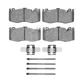 Purchase Top-Quality QUALITY-BUILT - 1003-1738M - Front Disc Brake Pad Set pa1