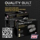 Purchase Top-Quality Plaquettes avant semi-m�tallique by QUALITY-BUILT - 1003-1866M pa6