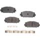Purchase Top-Quality RS PARTS - RSD1184MH - Front Semi Metallic Pads pa3