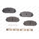 Purchase Top-Quality RS PARTS - RSD1184MH - Front Semi Metallic Pads pa1