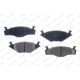 Purchase Top-Quality Front Semi Metallic Pads by RS PARTS - RSD280MH pa2