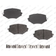 Purchase Top-Quality Front Semi Metallic Pads by RS PARTS - RSD635MH pa1