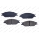 Purchase Top-Quality Front Semi Metallic Pads by RS PARTS - RSD803MH pa2