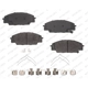 Purchase Top-Quality Front Semi Metallic Pads by RS PARTS - RSD829MH pa1
