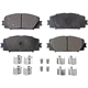 Purchase Top-Quality TRANSIT WAREHOUSE - PPF-D1184 - Front Semi Metallic Pads pa2
