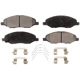 Purchase Top-Quality Front Semi Metallic Pads by TRANSIT WAREHOUSE - PPF-D1345 pa3