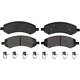 Purchase Top-Quality WAGNER - ZX1084 - Front Semi Metallic Pads pa1