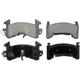 Purchase Top-Quality WAGNER - ZX154 - QuickStop Disc Brake Pad Set pa6