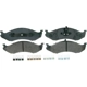 Purchase Top-Quality WAGNER - ZX477 - QuickStop Disc Brake Pad Set pa7