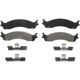 Purchase Top-Quality WAGNER - ZX655A - QuickStop Disc Brake Pad Set pa4