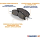 Purchase Top-Quality WAGNER - SX857 - Disc Brake Pad Set pa2