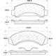 Purchase Top-Quality Front Severe Duty Semi Metallic Premium Pad by CENTRIC PARTS - 106.03870 pa4