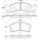 Purchase Top-Quality CENTRIC PARTS - 106.05050 - Front Disc Brake Pad Set pa3
