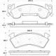 Purchase Top-Quality Front Severe Duty Semi Metallic Premium Pad by CENTRIC PARTS - 106.06140 pa7