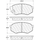 Purchase Top-Quality Front Severe Duty Semi Metallic Premium Pad by CENTRIC PARTS - 106.07350 pa4