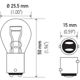 Purchase Top-Quality HELLA - 1157 - Light Bulb (Pack of 10) pa2