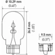 Purchase Top-Quality HELLA - 2827NA - Bulb (Pack of 10) pa3