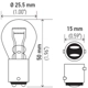Purchase Top-Quality HELLA - 7528 - Back Up Light Bulb pa3