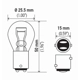 Purchase Top-Quality HELLA - 7528SB - Brake Light Bulb pa2