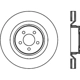 Purchase Top-Quality Front Slotted Rotor by CENTRIC PARTS - 226.63063 pa1