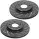 Purchase Top-Quality Front Slotted Rotor by EBC BRAKE - GD7105 pa8