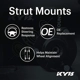 Purchase Top-Quality Front Strut Mount by KYB - SM5098 pa6