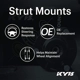 Purchase Top-Quality Front Strut Mounting Kit by KYB - SM5126 pa6