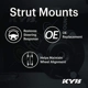 Purchase Top-Quality Front Strut Mounting Kit by KYB - SM5308 pa8