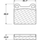 Purchase Top-Quality Plaquettes avant en céramique de qualité supérieur par CENTRIC PARTS - 105.00310 pa1