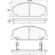 Purchase Top-Quality Plaquettes avant en céramique de qualité supérieur par CENTRIC PARTS - 105.02730 pa10