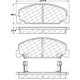 Purchase Top-Quality Plaquettes avant en céramique de qualité supérieur par CENTRIC PARTS - 105.02730 pa6