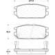 Purchase Top-Quality Plaquettes avant en céramique de qualité supérieur  de CENTRIC PARTS - 105.05320 pa9