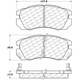 Purchase Top-Quality Plaquettes avant en céramique de qualité supérieur  by CENTRIC PARTS - 105.05630 pa3