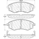 Purchase Top-Quality Plaquettes avant en céramique de qualité supérieur par CENTRIC PARTS - 105.07002 pa4