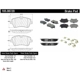 Purchase Top-Quality Front Super Premium Ceramic Pads by CENTRIC PARTS - 105.08720 pa9
