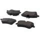 Purchase Top-Quality Front Super Premium Ceramic Pads by CENTRIC PARTS - 105.08721 pa1